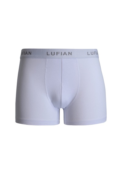 Lufian Dany Erkek Pamuklu Boxer Beyaz Beyaz 111080024100500