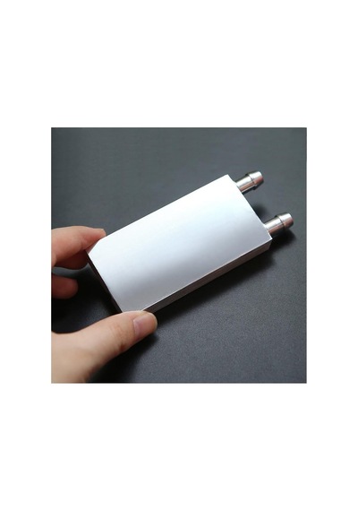 Alkatronik 4x8cm Sıvı Su Soğutucu Aluminyum Blok Bilgisayar Cpu Grafik Gpu Anakart Oyun Konsolu Lazer Kafa Soğutma Genel
