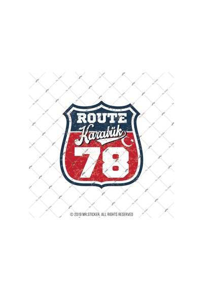 Roup90 Route Karabük 78 Sticker