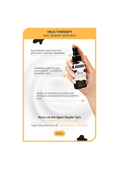 Morfose Milk Therapy Keratin Saç Serumu 100 ML