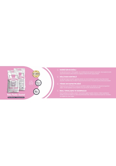 Sophresh Bs250 Bebek Pudrası Kedi Kumu Cat Litter 10 L