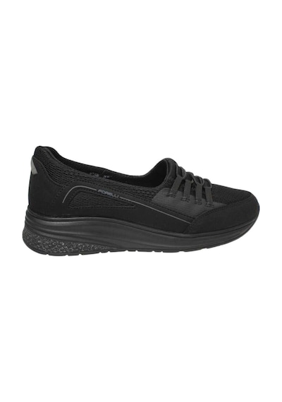 Forelli 30114-G Siyah Kadın Comfort Spor Ayakkabı Siyah
