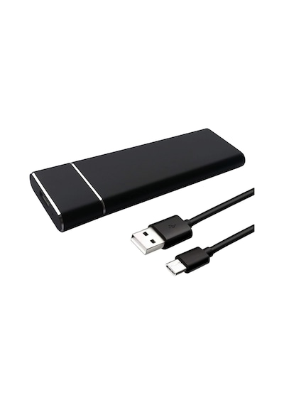 Aogo Ngff/m.2 Nvme Ssd Kutu 2 Si 1 Arada Usb C 10 Gbps Alimunyum