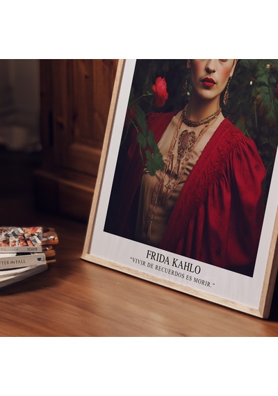 Frida Kahlos, Frida Kahlo'nun Kırmızı Güllerle Fotoğrafı, İlham Verici Söz