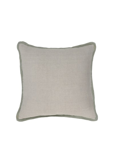Yargıcı Overlok Kenarlı Keten Pamuk Kare Yastık 45x45 Cm 26ynht1023m St