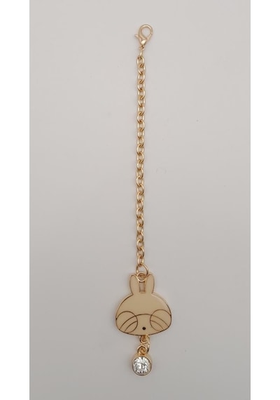 Angel Çanta Aksesuar Light Gold Kitty Sarkaç Süs Bej Renk