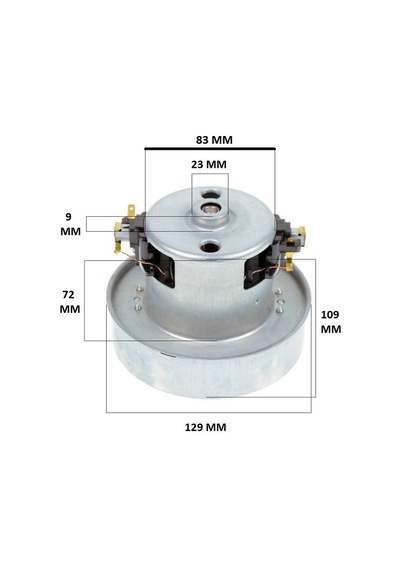 Arçelik İle Uyumlu S 6260 Elektrikli Süpürge Motoru 1200 W
