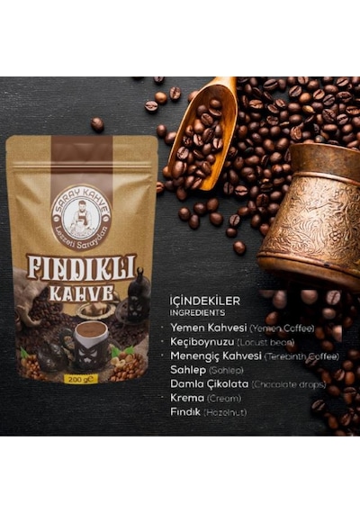 Saray Kahve Parçacık Fındıklı Kahvesi 200 Gr / Poşet Diğer