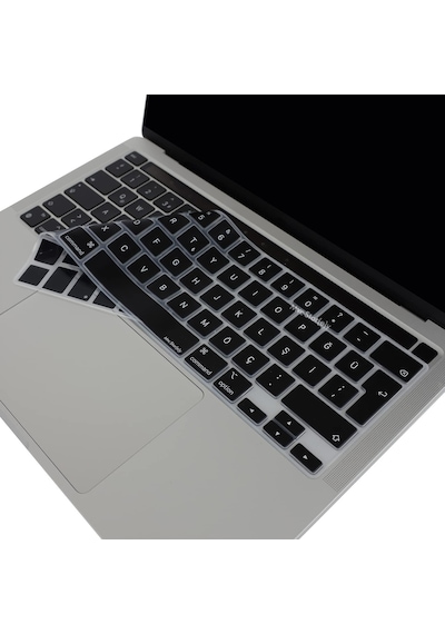 Macbook Pro Türkçe Q Klavye Koruyucu Silikon Eu Uk Iso Enter Touch Bar Uyumlu 13 İnç A225