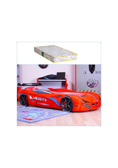 Arabalı Yatak, Mercedes Rüzgarlıklı Arabalı Yatak - Kırmızı + 1 Adet Comfort Yatak Arabalı Yatak, Mercedes Rüzgarlıklı Arabalı Yatak - Kırmızı + 1 Adet Comfort Yatak