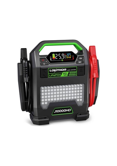 Lokithor J10000hd 12v/24v 10.000amp Lifepo4 Akıllı Akü Takviye +