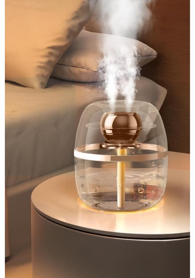 K30 1.8 Litre Kapasiteli Çift Çikişli Hava Nemlendirici Aroma Terapili Buhar Makinesi Humidifier