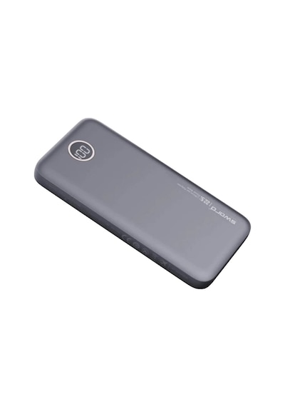 Sword 10f53 22.5w 10000 Mah Gri Usb Kablolu Hızlı Şarj Powerbank Qc3.0 Gri