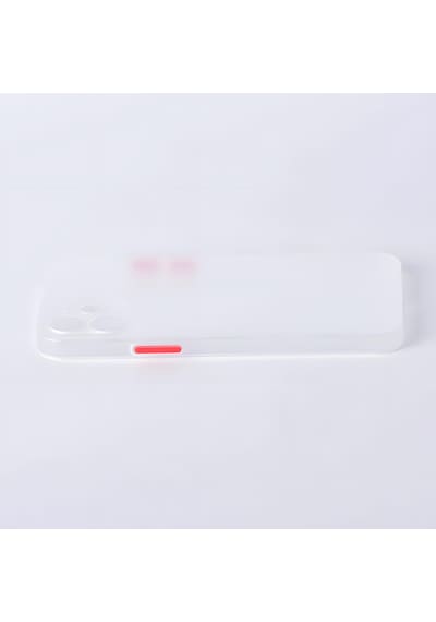 Apple Uyumlu iPhone 12 Mini Kılıf Slims Mat Ve Ultra İnce Kılıf Renksiz
