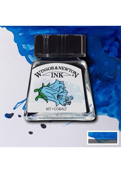 Winsor & Newton Drawing Ink Çini Çizim Mürekkebi 176 Cobalt