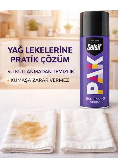 2x Leke Çıkarıcı Sprey Kumaşlarda Yağ Ve İnatçı Lekeler İçin Pratik Çözüm