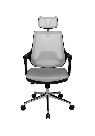 Ofisbazaar Buya Fileli Ofis Koltuğu Ergonomik Ve Modern Tasarım Gri Gri