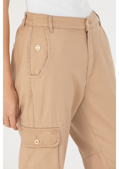 U.s. Polo Assn. Cepli Lastikli Paça Kum Kadın Pantolon 1677142 001