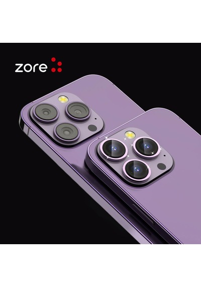 Apple Uyumlu iPhone 13 Pro Uyumlu Max Kolay Takılabilen Premium Safir Kamera Lens Koruyucu Cl-12 Renk1 -