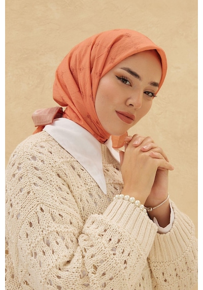 Silk Home Olinda Eşarp - Somon - Somon