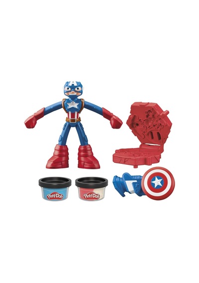 Play Doh Marvel Figür Oyun Seti Captain America F9829-g0056 Nocolor-9963d4b3