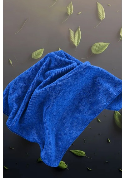 Çok Amaçlı Mikrofiber Temizlik Bezi Mavi 40x40 Cm Temizlik Bezi Araç Temizleme Kurutma Bezi 3 Adet Diğer