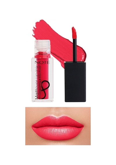Note Cosmetique Mattever Lip-Ink Mat ve Kalıcı Likit Ruj 11 Cherry Blossom - Pembe