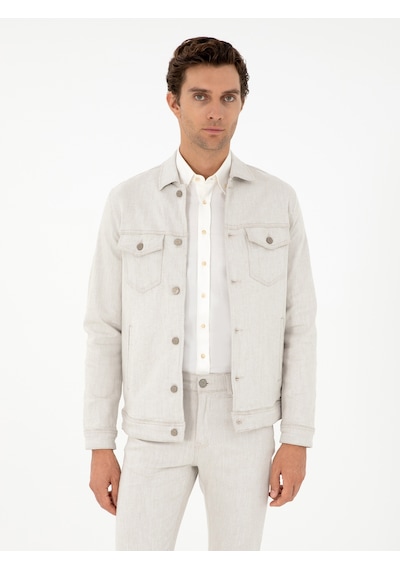 Cacharel Bej Regular Fit Jean Ceket
