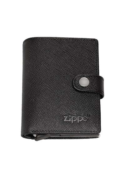 Zippo Saffiano Deri Cüzdan 2007083 Siyah