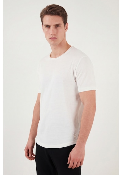 Buratti Erkek T Shirt 5904074 Ekru Ekru