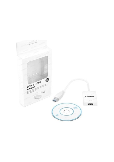 Dark Uga33 Dk-ac-uga33 0.15metre Usb-hdmı Çevirici Adaptör Gümüş-211643