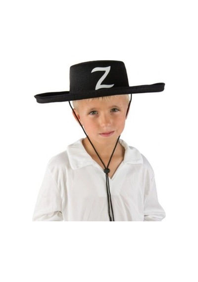 Z Logolu Çocuk Boy Bağcıklı Zorro Şapkası 0 - 99
