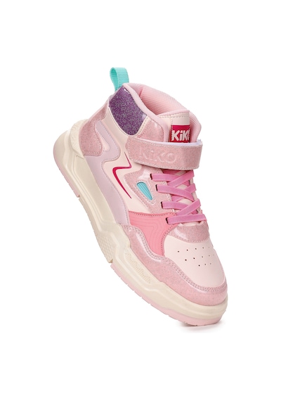 Kiko Kids Hayka-3 Cırtlı Kız Çocuk Spor Ayakkabı Mercan - Şeker Mercan - Şeker