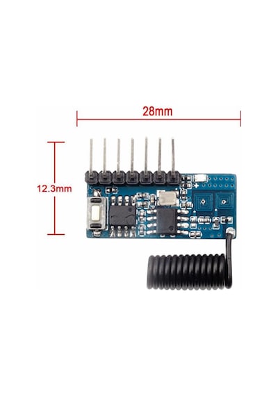 Alkatronik-Rx480-E 4 Kanal 433Mhz Rf Alıcı Learning Code 1527 Receiver