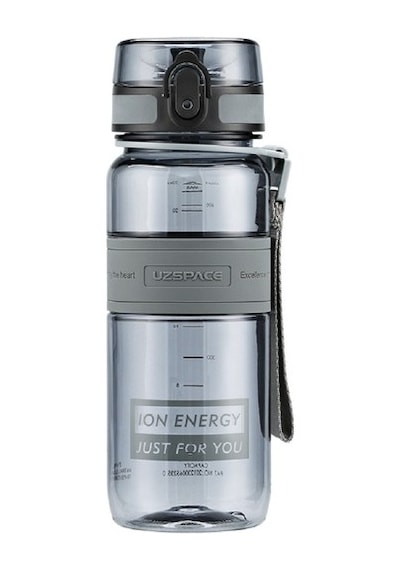 UZSPACE 650 ML TRİTAN MATARABLACK GREY