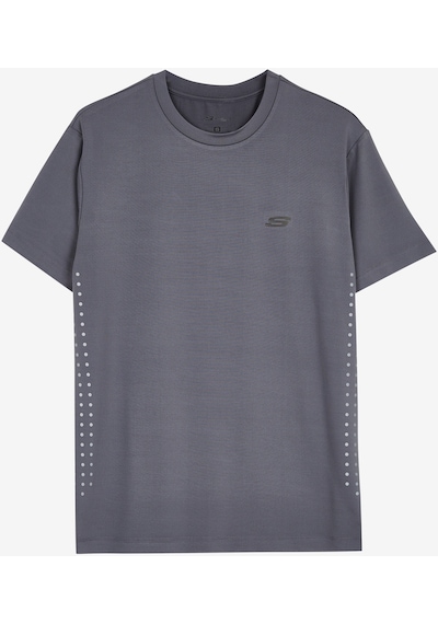 Skechers Performance Tops M Crew Neck T-Shirt Erkek Gri Tshirt S221497-003