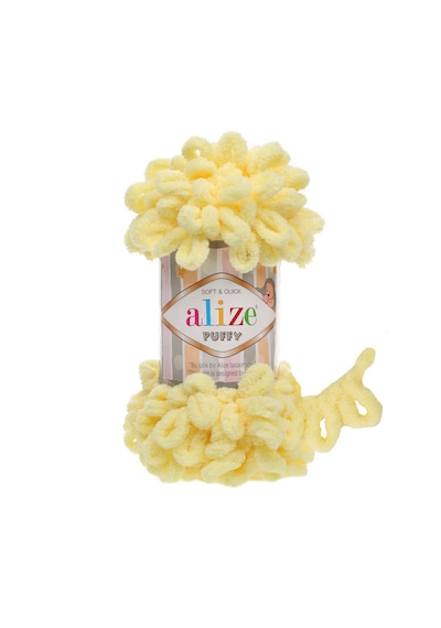 Alize 5 Adet Puffy El Örgü Ipliği 5'li Paket - 100 Gr. 9 Mt. Parmak Örgü Ipi - Şevval Tuhafiye 13