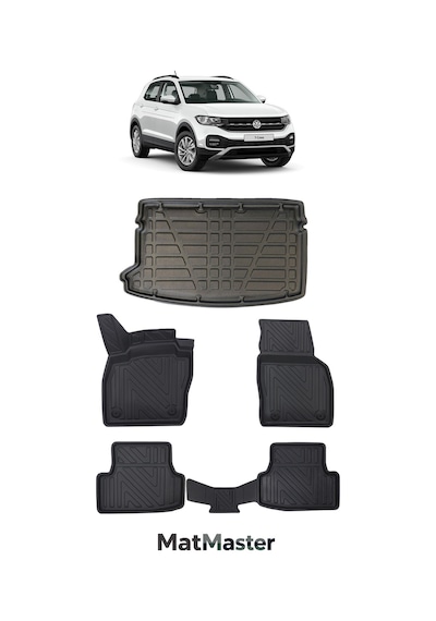 Volkswagen T-cross 2026 Model 5d Premium Ekstra Havuzlu Paspas Ve Bagaj Havuzu Set