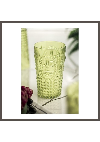 Bezos Akrilik Yeşil Tekli Uzun Bardak & Su Meşrubat Bardağı 750 Ml Büyük Boy & Cam Değildir Nxrlvng