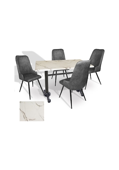 Çipa - Çırağan Mutfak Masa Takımı - 70x120 Werzalit, Wermodin Ve Allzalit Tabla - Afyon Mermer - Füme Çok Renkli Çipa - Çırağan Mutfak Masa Takımı - 70x120 Werzalit, Wermodin Ve Allzalit Tabla - Afyon Mermer - Füme Çok Renkli