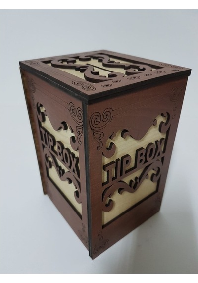 Tip Box Tip Kutusu Anahtarlı Kilitli Hediye Bahşiş Kutusu Kumbara