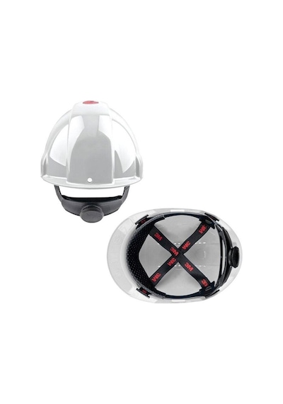 Mühendis Baret 3m G3000 Havalandırmalı Vidalı Beyaz Baret