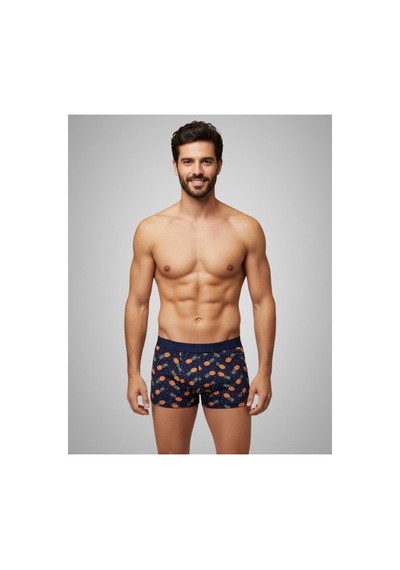 Harry Jons Erkek 6'lı Desenli Renkli Pamuklu Premium Paket Boxer Karışık3 Karışık3
