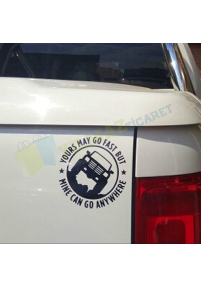 Jeep 4X4 Araba Oto Sticker Arma Yapıştırma Etiket Kaliteli Folyo