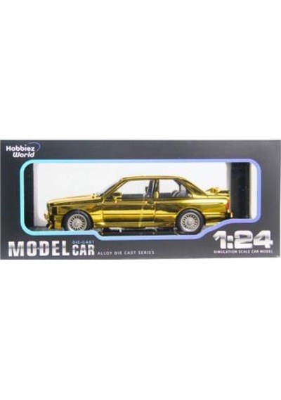 Hobbiez World Bmw M3 Altın 1/24 Model Araba
