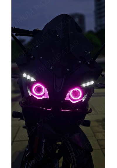 Bajaj Pulsar Rs200 2015 -2024 Model Uyumlu Angel Neon Led Halka T
