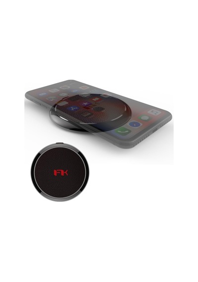 Kablosuz Şarj Aleti 15w Qi Wireless Charging Pad İphone, Samsung Ve Android Uyumlu Usb-c Giriş, Premium Deri Yü