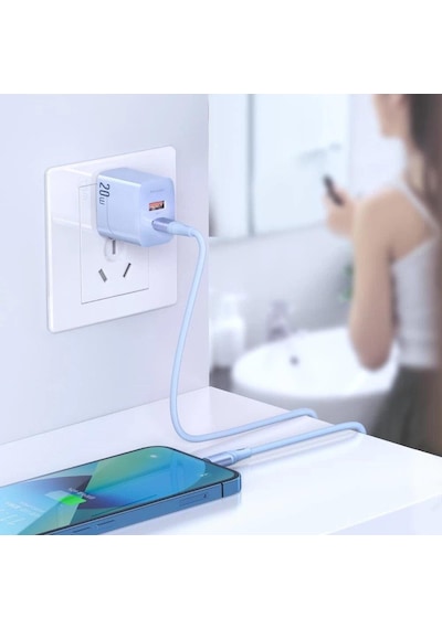 Mcdodo CA-1864 Typec To Apple iPhone Uyumlu PD 36W Hızlı Data-Şarj Kablo 1.2m Mavi