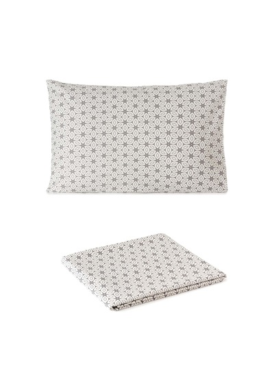 Mix & Match Bloom %100 Pamuk Tek Kişilik Çarşaf Seti Gri