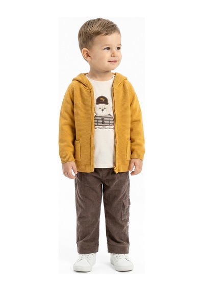 Xo Kids Erkek Çocuk Alt Üst Takım 6-24 Ay 31078 Bej